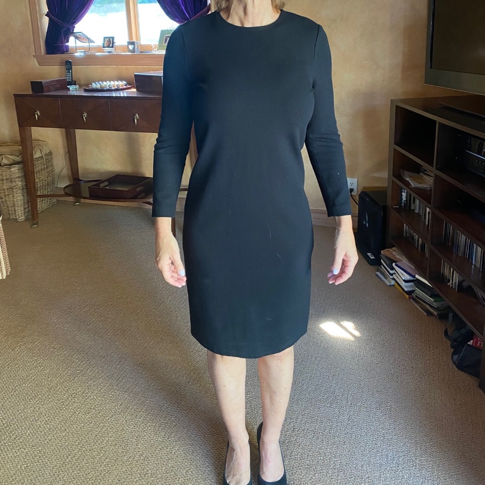 Vince Black long Sleeve Dress XS